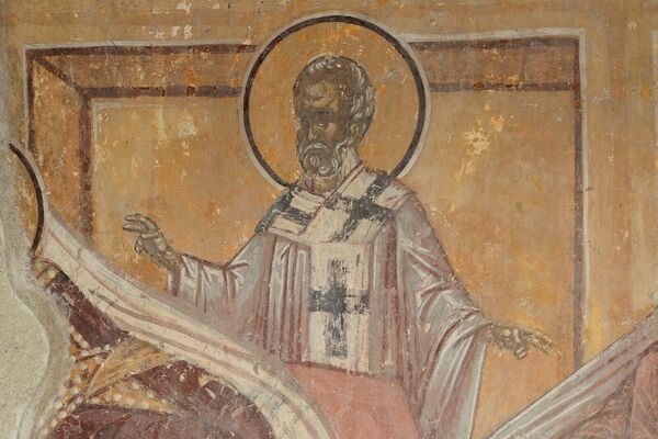 Saint Nicholas Appearing to Constantine and Ablabius, detail