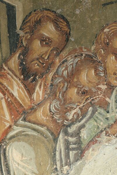 The Dormition of Virgin, detail