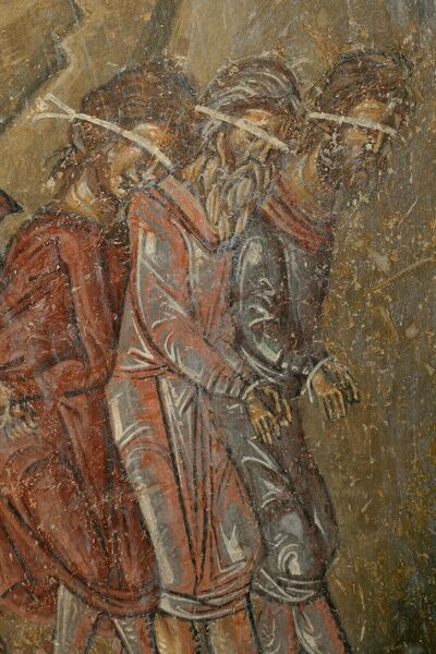 Saint Nicholas Rescues Three Men from Execution, detail