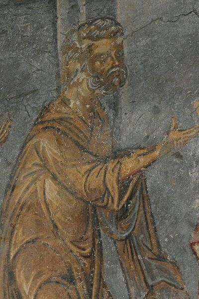 Communion of the Apostles, detail