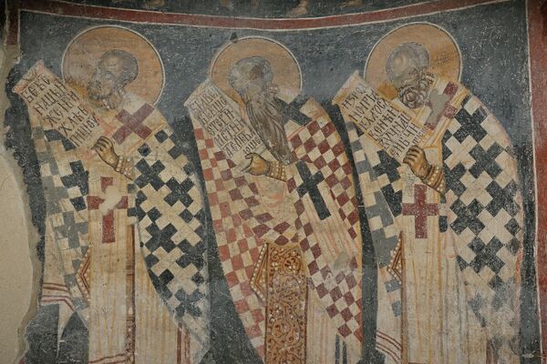 Officiating Church Fathers, detail