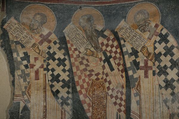 Officiating Church Fathers, detail