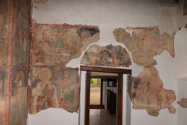 Painting of the western wall of the nave