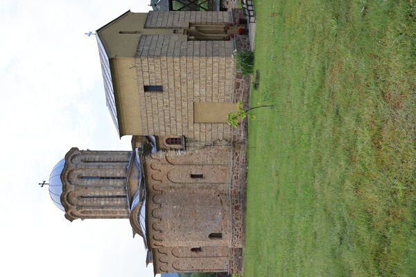 Northwest view of the church