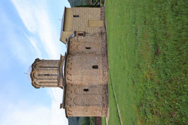 Northeast side of the church