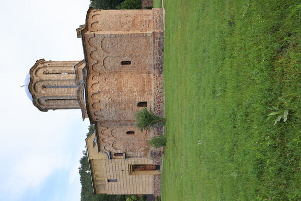 Southeast side of the church