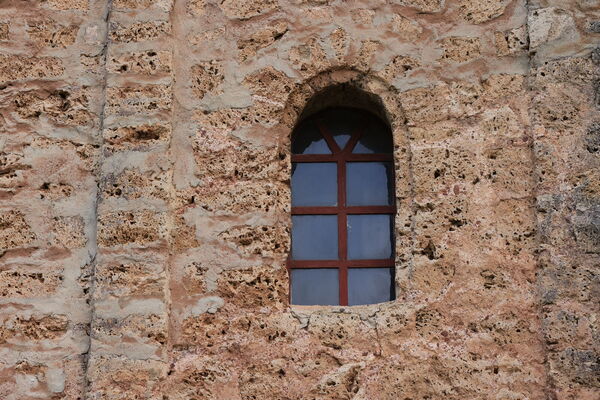 South window of the west bay of the nave