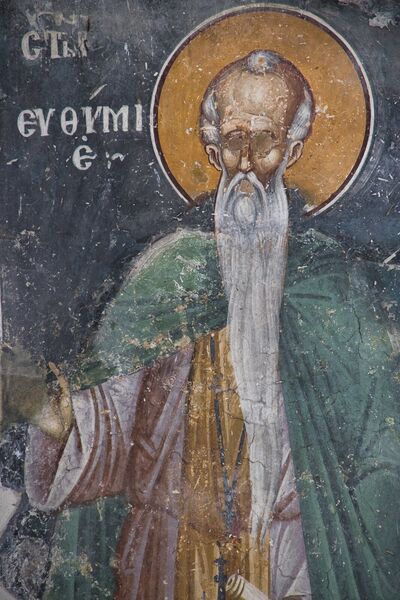 St. Euthymius, detail