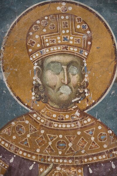 Holy Emperor Constantine, detail