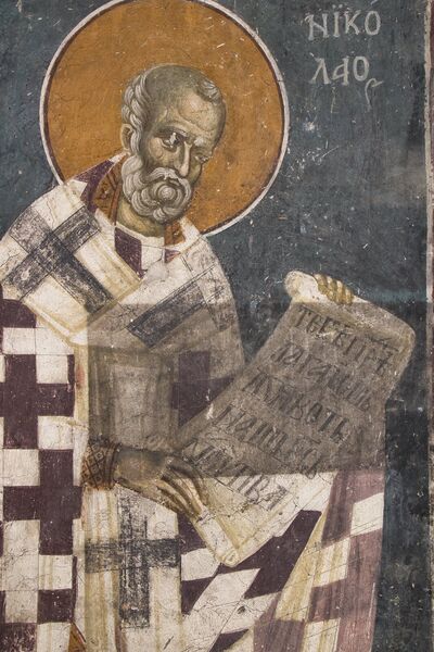 St. Nicholas, detail