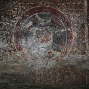 Painted dado of the sanctuary apse