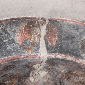 Medallions with bust of Three Holy Jewish Youths