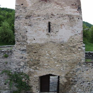 Lower parts of the east wall of the tower