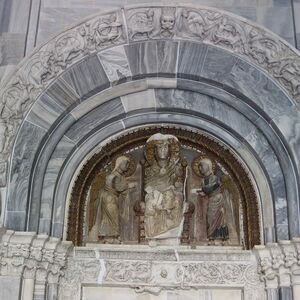 Tympanum of the west portal