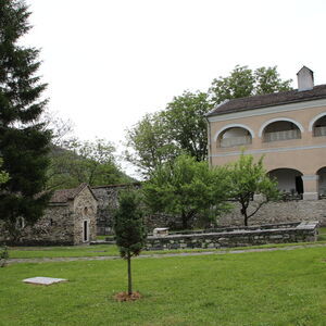 The Church of Saint Nicholas and the remains of Church of Saint John the Baptist