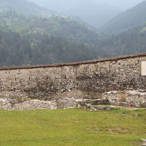 Northeast part of monastery walls